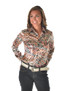 Pullover Button Up (Colorful Animal Print With Multicolor Foil in Velvet Heavier Weight)