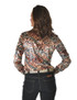 Pullover Button Up (Colorful Animal Print With Multicolor Foil in Velvet Heavier Weight)