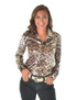 Pullover Button Up (Colorful Leopard Print With Multicolor Foil in Velvet Heavier Weight)