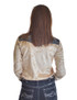 Pullover Button Up (Blue and Cream Snake Print Heavier Weight)