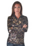 Quarter Zip Cadet  (Black With Multi-Metallic Mid-Weight Jersey)