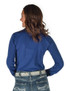 Pullover Button Up (Blue Breathe Lightweight Stretch Jersey)