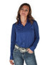 Pullover Button Up (Blue Breathe Lightweight Stretch Jersey)