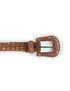 Brown Leather Glitz Belt