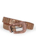 Brown Leather Glitz Belt