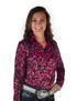 Pullover Button Up (Hot Pink Leopard Lightweight Stretch Jersey)