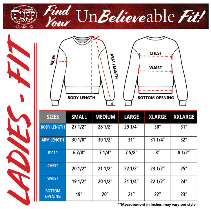 Turquoise Skull Print Ladies Fit Crew Neck Sweatshirt (Red)