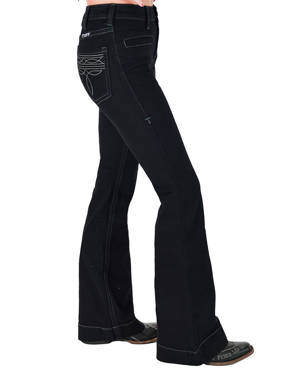 Black Boot Stitch Trouser