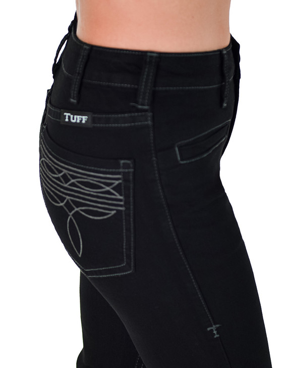 Black Boot Stitch Trouser