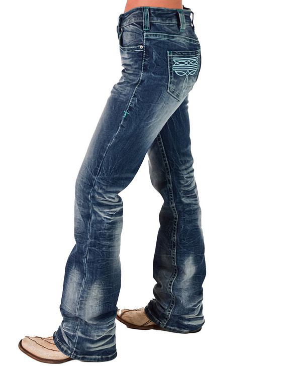 Turquoise Boot Stitch