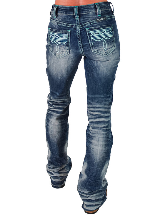 Turquoise Boot Stitch