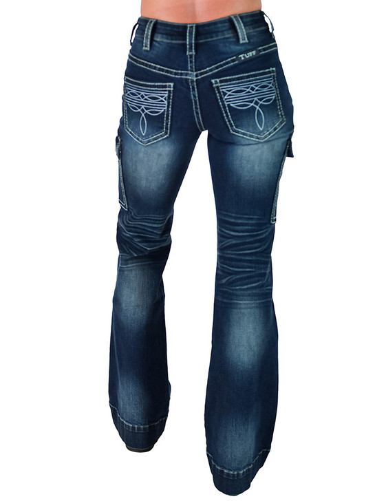 White BootStitch Trouser