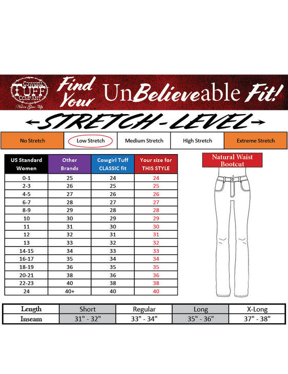 Never Give Up Bootcut