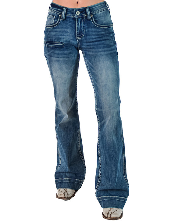 Swirl BootStitch Trouser Medium