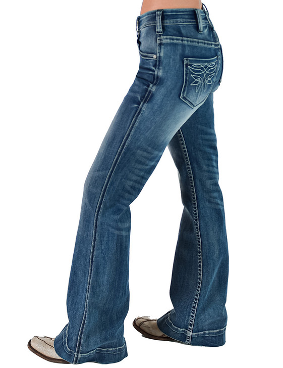 Swirl BootStitch Trouser Medium