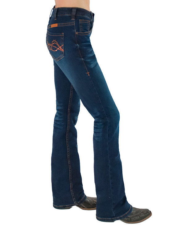 Copper Sequin Bootcut