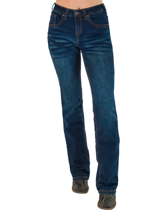 Copper Sequin Bootcut
