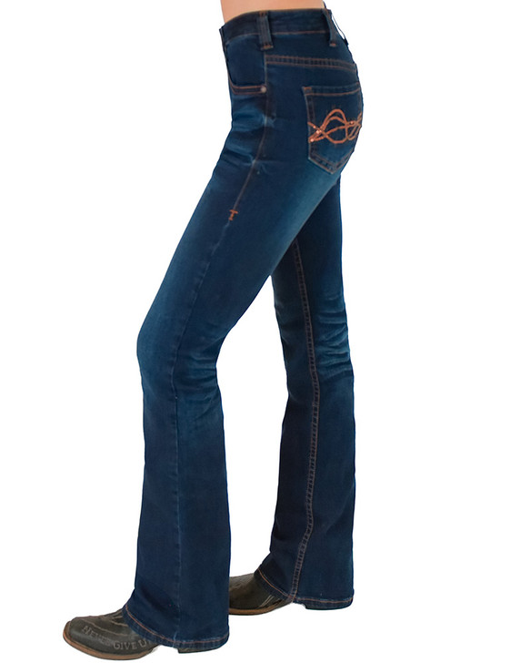 Copper Sequin Bootcut