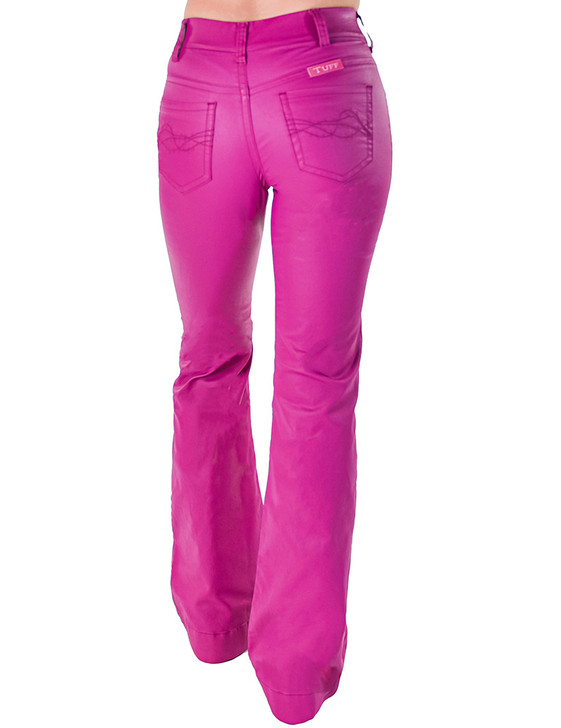 Hot Pink Pull-On Trousers