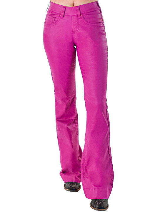 Hot Pink Pull-On Trousers
