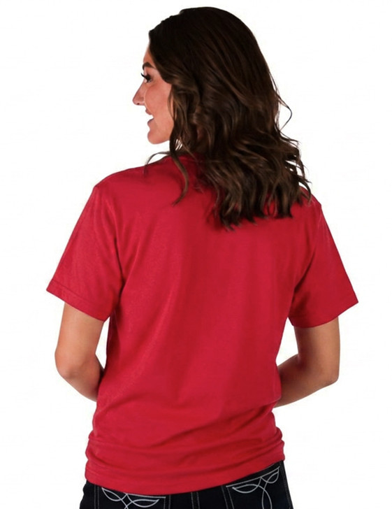 Aztec print on Red Unisex T-Shirt