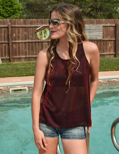 Cute Racerback Swim Tops Women's Racerback Swim Tank Top Certified