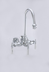 P0400 Tub Faucet w/ Diverter Handle & Gooseneck Spout