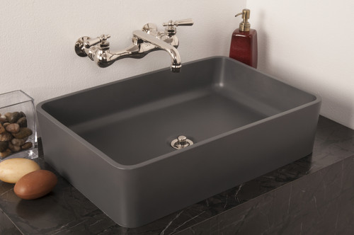 Matte Gray, with P0829N Wall Mount Faucet
