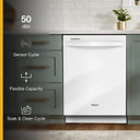 Whirlpool® 24” Dishwasher with AI Intelligent Wash and Tall Top Rack WDT740SALW