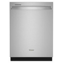Whirlpool® 24” Stainless Steel Dishwasher with AI Intelligent Wash and Tall Top Rack WDT740SALZ