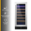 Whirlpool® 15" Undercounter Wine Center with Towel Handle Bar WUW35X15DS
