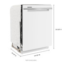Whirlpool® 24” Stainless Steel Dishwasher with AI Intelligent Wash - 47 dBA WDTA50SAKW