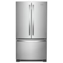 Whirlpool® 36-inch Wide French Door Refrigerator with Water Dispenser - 25 cu. ft. WRF535SWHZ