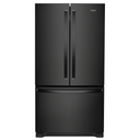 Whirlpool® 36-inch Wide Counter Depth French Door Refrigerator - 20 cu. ft. WRF540CWHB