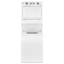 Whirlpool® 4.0 cu.ft I.E.C. Gas Stacked Laundry Center 9 Wash cycles and AutoDry™ WGT4027HW