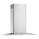 Whirlpool® 30" Curved Glass Wall Mount Range Hood WVW51UC0LS