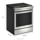 Maytag® 30-Inch Wide Slide-In Gas Range With Air Fry - 5.8 Cu. Ft. MGS8800PZ