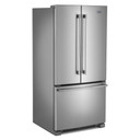 Maytag® 33-Inch Wide French Door Refrigerator with Water Dispenser - 22 Cu. Ft MRFF5033PZ