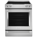 Kitchenaid® 30-Inch 5-Element Electric Convection Slide-In Range with Baking Drawer YKSEB900ESS