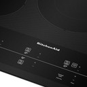 Kitchenaid® 30" Electric Cooktop with 5 Elements and Touch-Activated Controls KCES950KBL