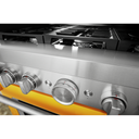 KitchenAid® 36'' Smart Commercial-Style Gas Range with 6 Burners KFGC506JYP