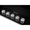 Kitchenaid® 36" Electric Cooktop with 5 Elements and Knob Controls KCES556HSS