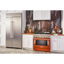 KitchenAid® 36'' Smart Commercial-Style Gas Range with 6 Burners KFGC506JSC