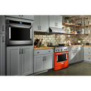 KitchenAid® 30'' Smart Commercial-Style Dual Fuel Range with 4 Burners KFDC500JSC