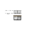 Gladiator® 6' Wide 9-Outlet Workbench Powerstrip GAAC68PSDG