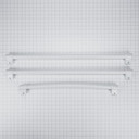 French Door Refrigerator Handle Kit, White W10716725