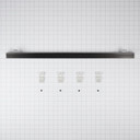 27" (68.6 cm) Warming Drawer Heat Deflector, Stainless Steel W10536338