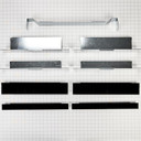 Built-In Oven/Microwave/Coffee Machine Side Trim Cover Kit, Black/Noir W11290015