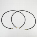 5' Black Washer Inlet Hoses 1050 PSI - 2 Pack 8212641RP