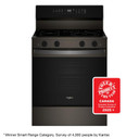 Whirlpool® 30-inch Smart Electric Smart Range with Air Cooking Technology, No Preheat Air Fry, High Speed Preheat Oven, WipeClean™ Coating, and Steam/Self Clean YWFES7530RV